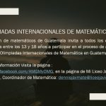 Olimpiadas Internacionales de Matemáticas