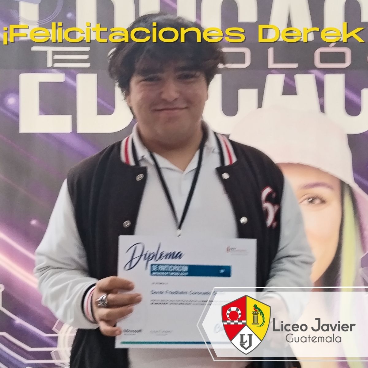 Felicitaciones Derek